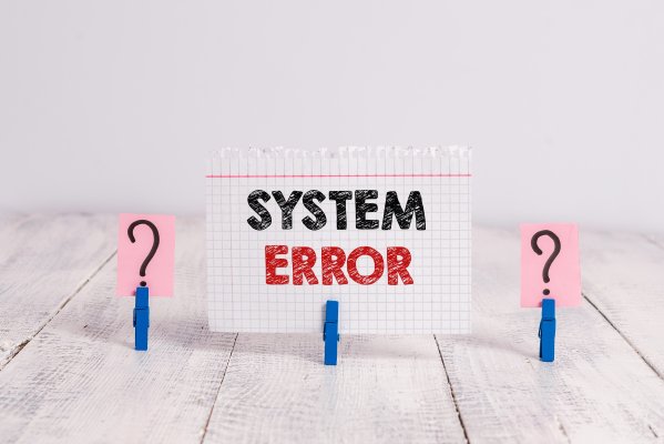 restoro system optimizers features system error written on piece of paper question marks